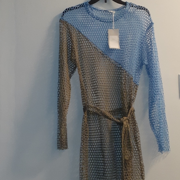 zara swim cover up